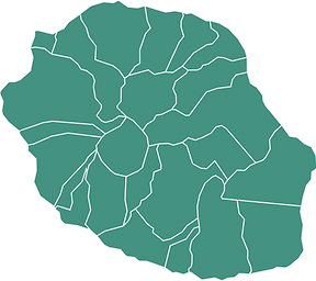 Map of Reunion Island